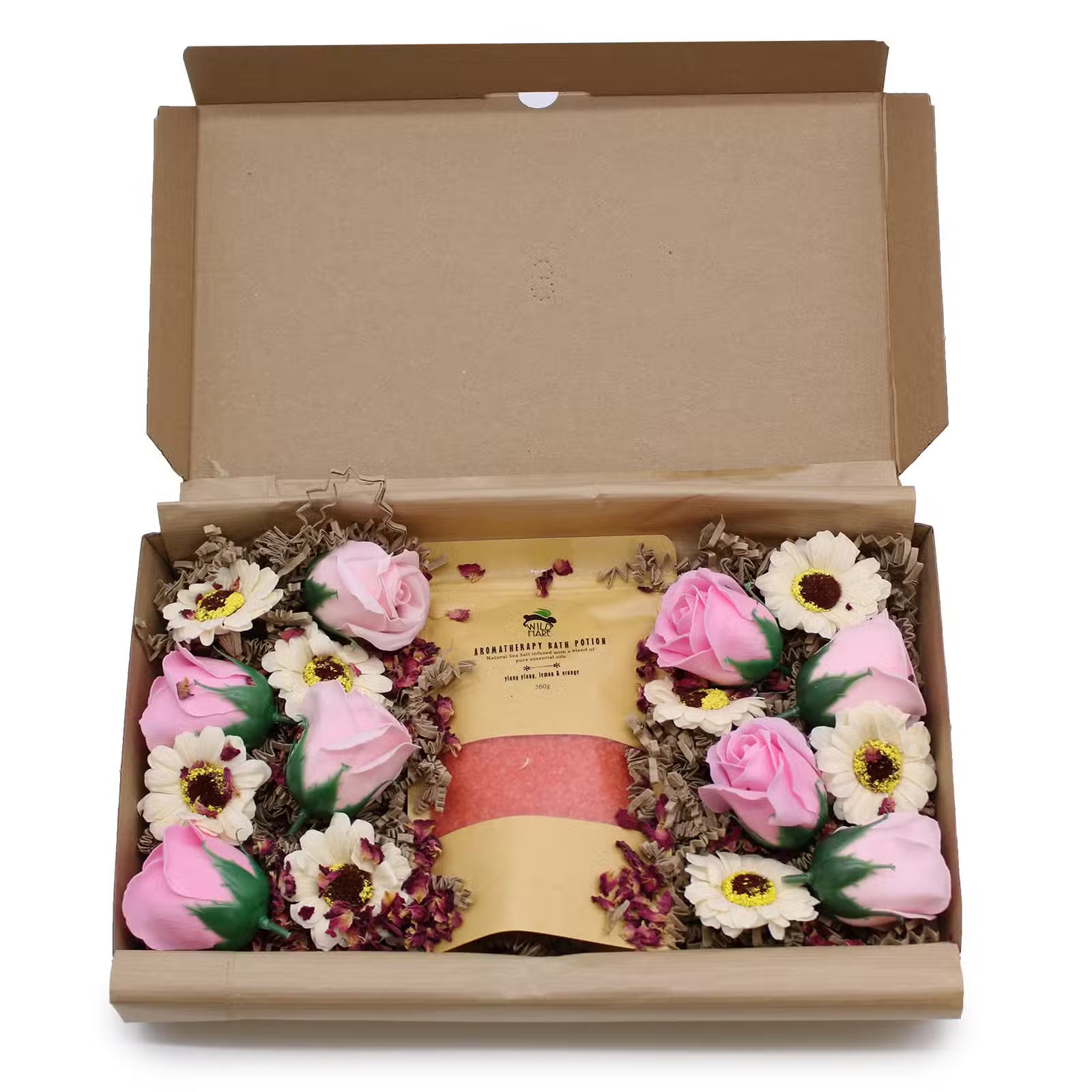 The Lunar Passion Ritual Gift Set | Amethyst Crystal Candle & Soap Rose Bath Soak