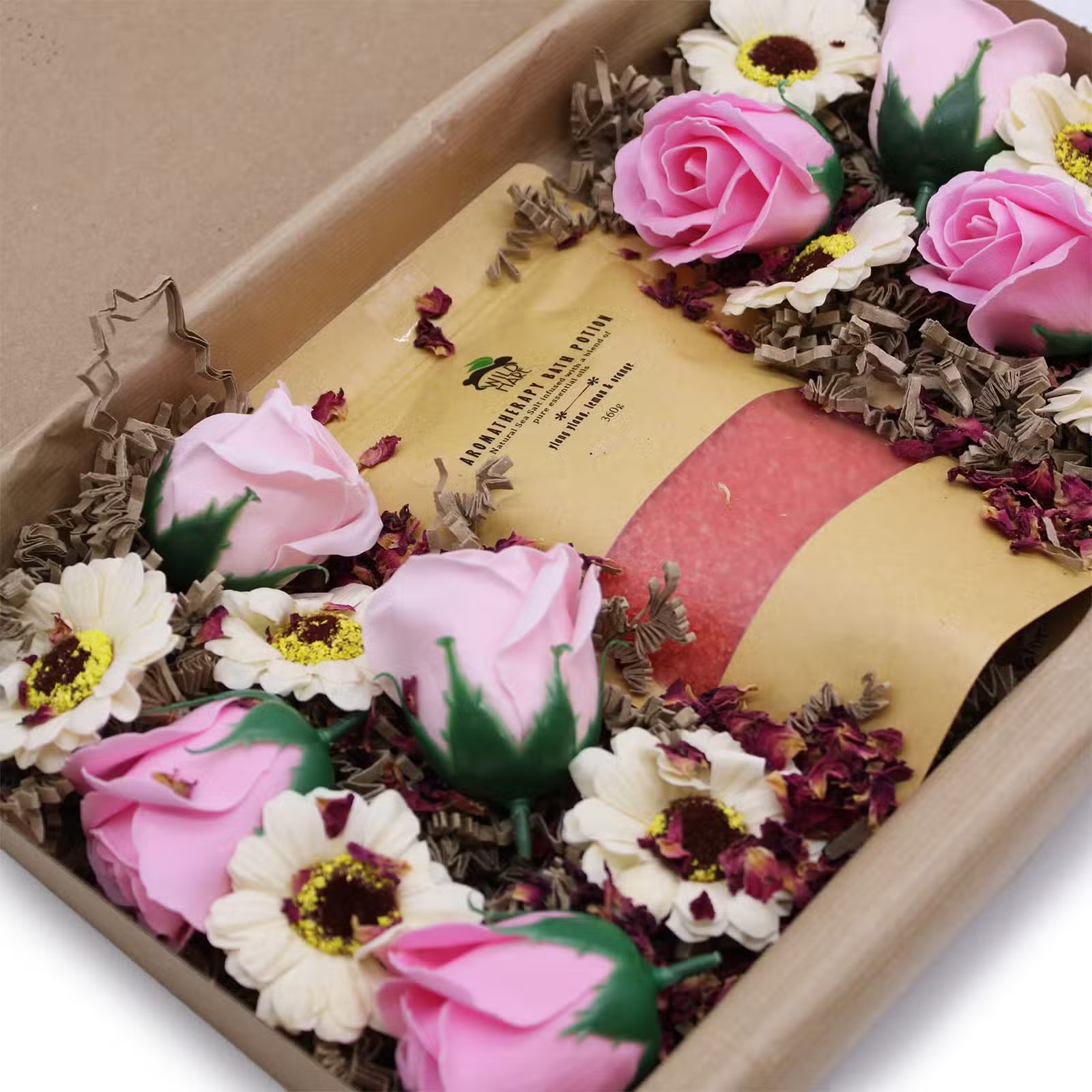 The Lunar Passion Ritual Gift Set | Amethyst Crystal Candle & Soap Rose Bath Soak