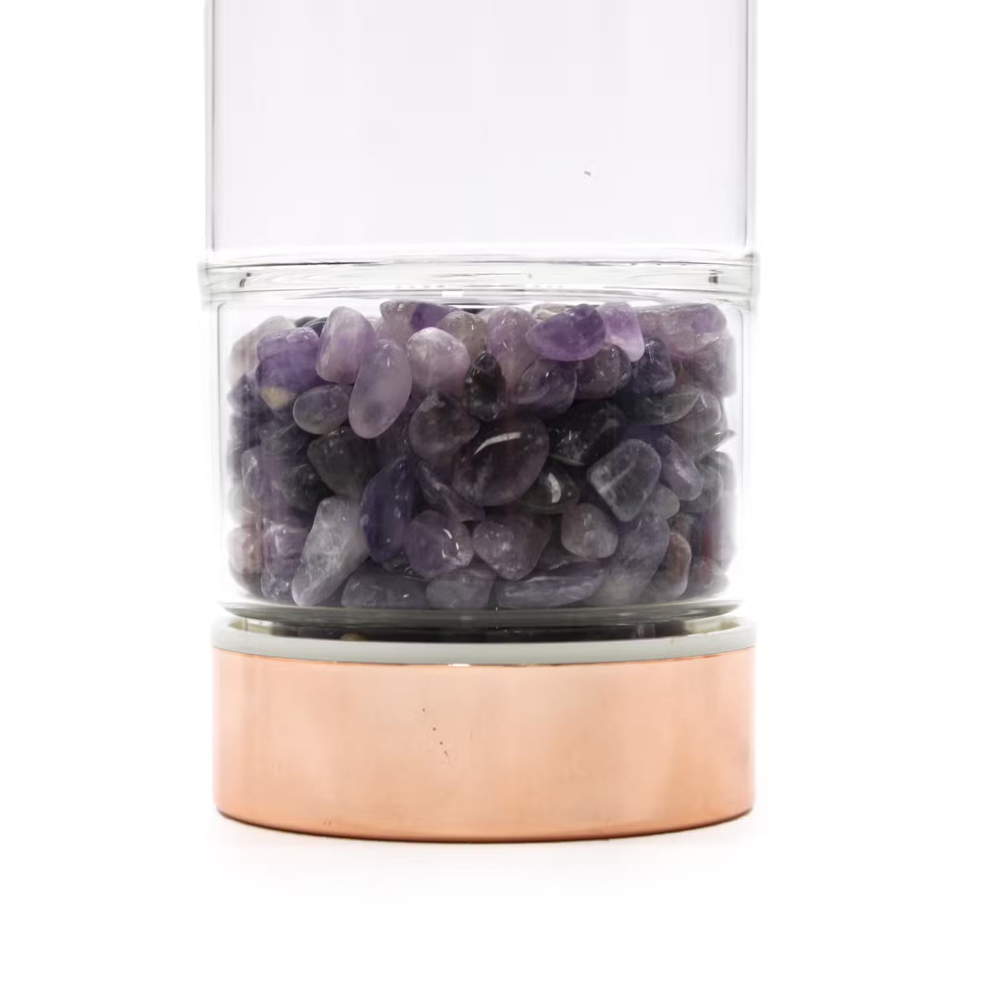 The Lunar Calm Ritual Set | Amethyst Crystal Infuser, Tarot Candle & Black Cherry Bath Gift