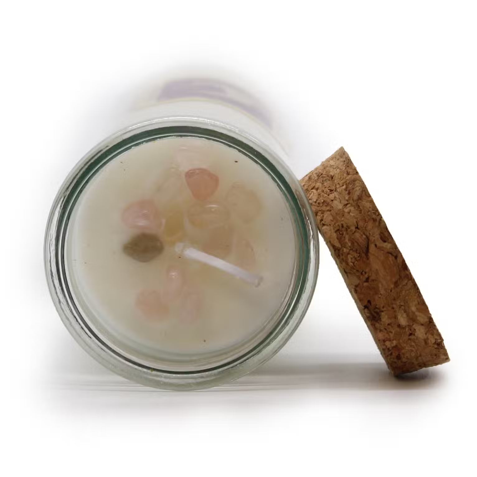 The Love Ritual: Jasmine & Rose Quartz Spell Candle