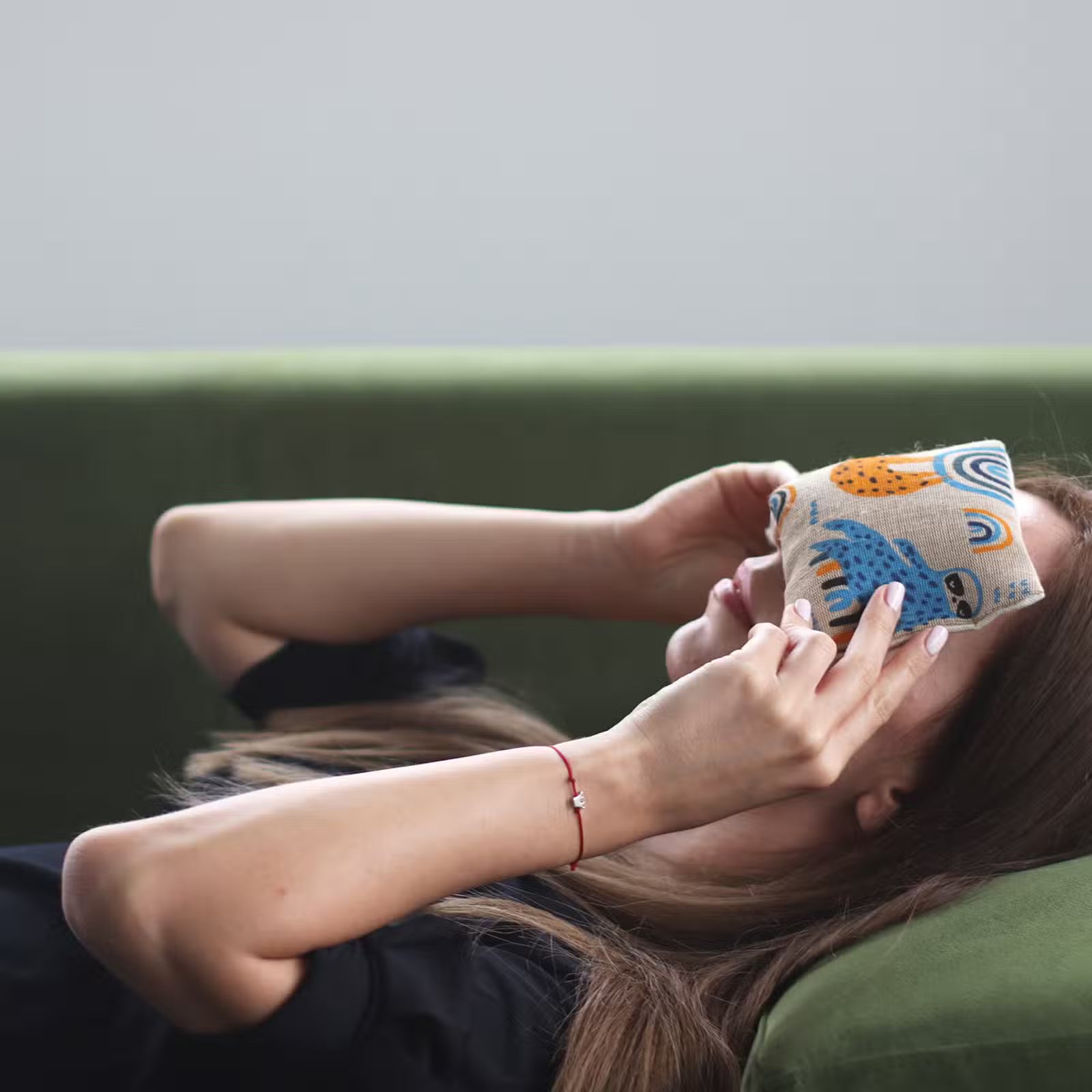 The 'Sleepy Panda' Lavender Eye Pillow | Therapeutic Weighted Compress