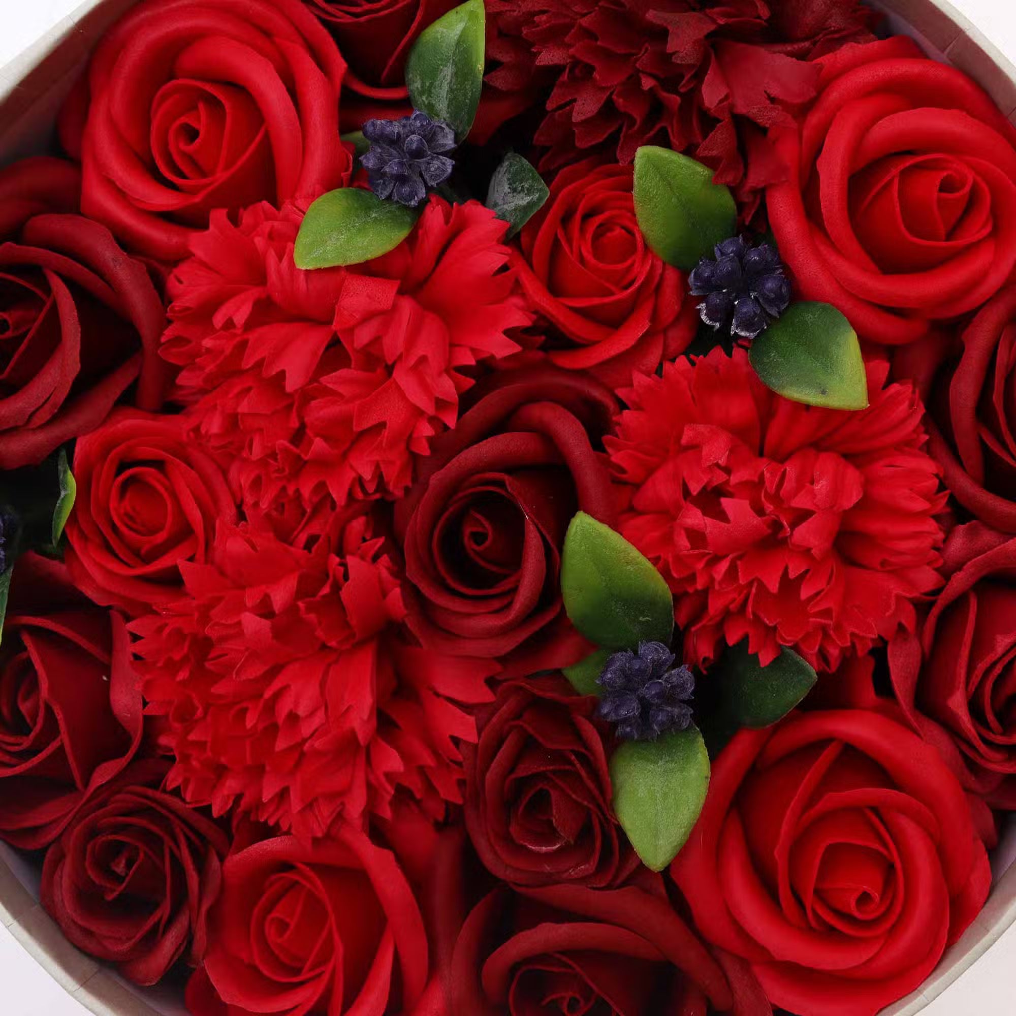 Eternal Romance: Classic Red Rose Soap Flower Box