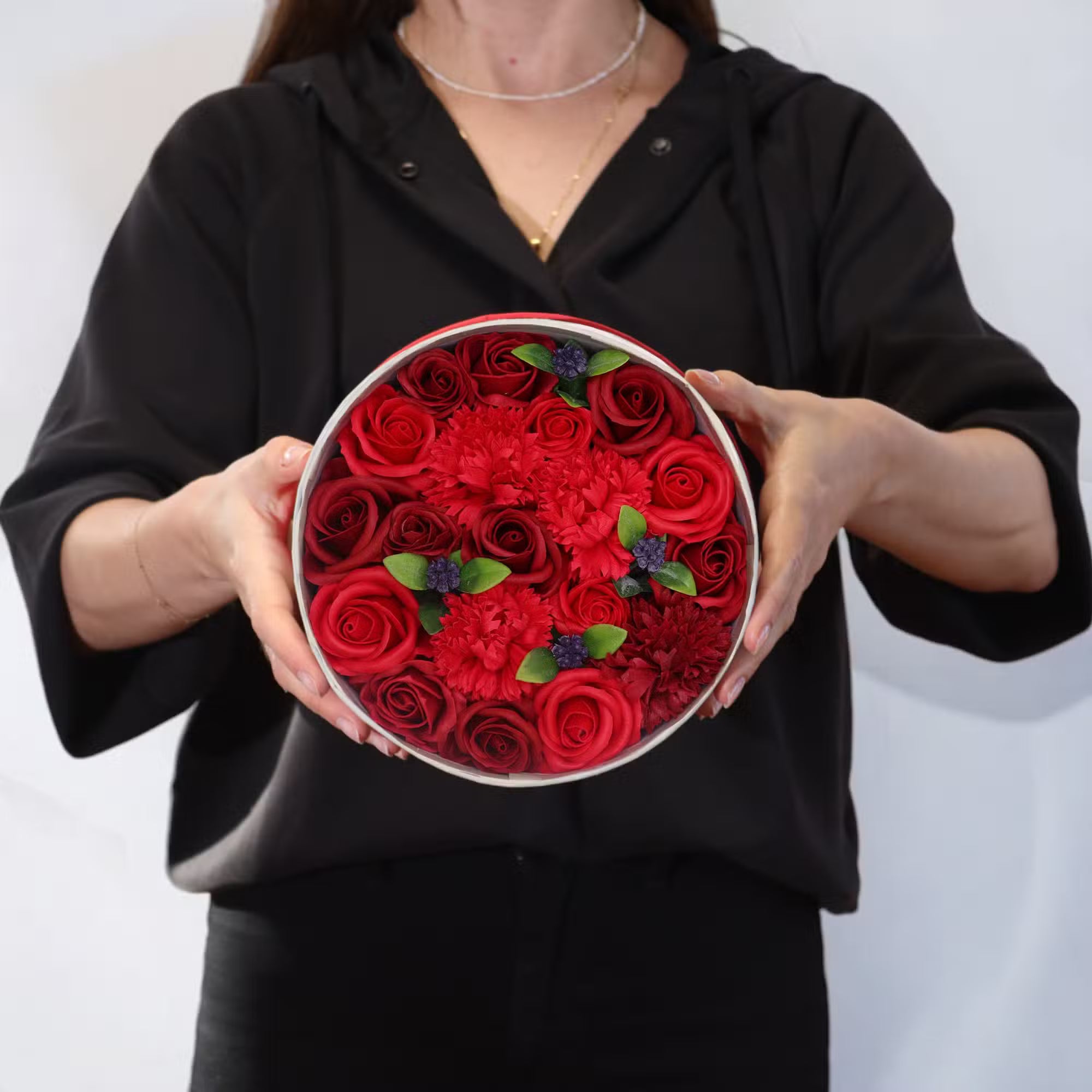 Eternal Romance: Classic Red Rose Soap Flower Box